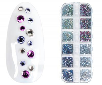 Rhinestone mix box - party