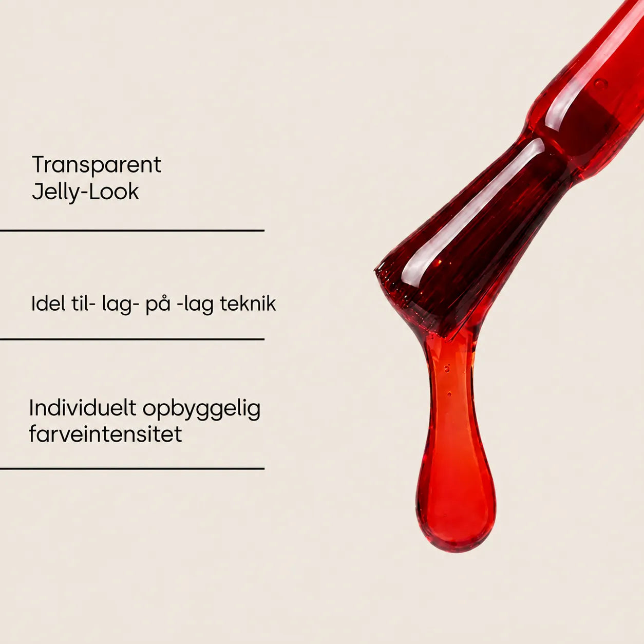 UV-Lakk - jelly red