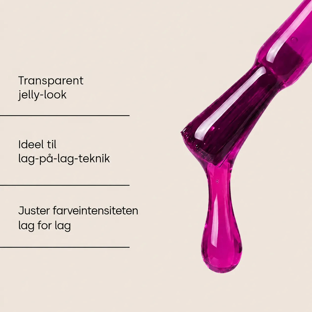 UV-Lakk - jelly pink