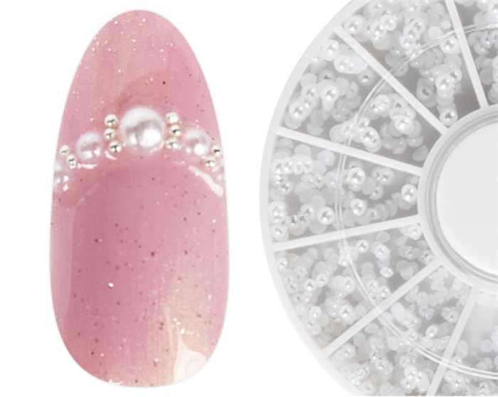 "Little white" perler display