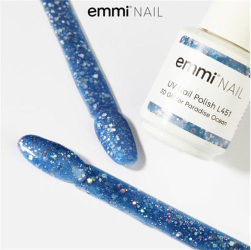 UV-lakk 3D glitter paradise - ocean