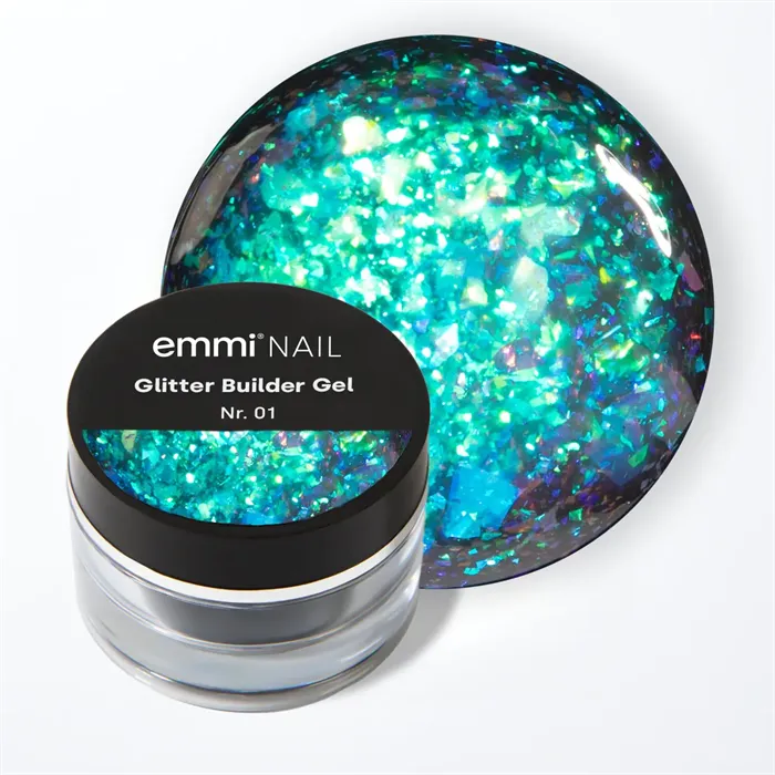 Glitter builder gel -01-