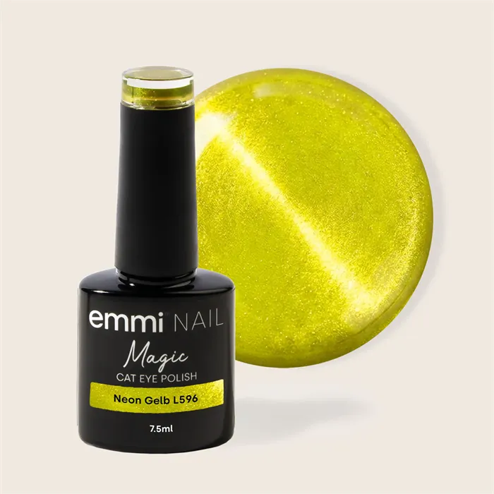 UV-lakk magic cat eye - Neon gul