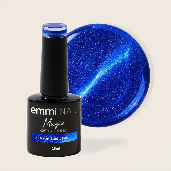 UV-lakk magic cat eye - Neon blue