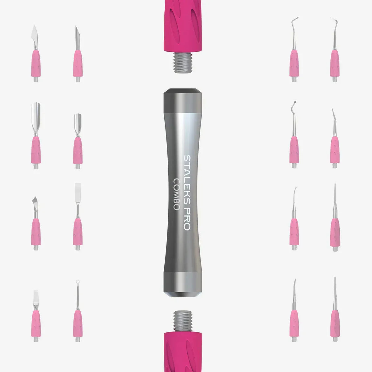 Staleks UNIQ 10b silver combo håndtag