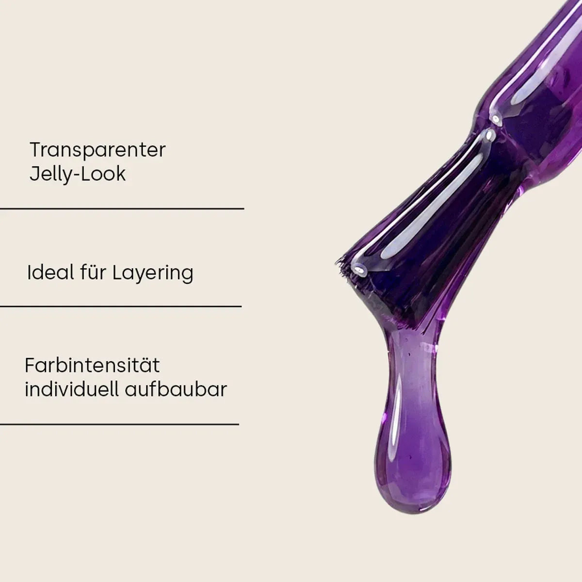 UV-lakk - jelly purple