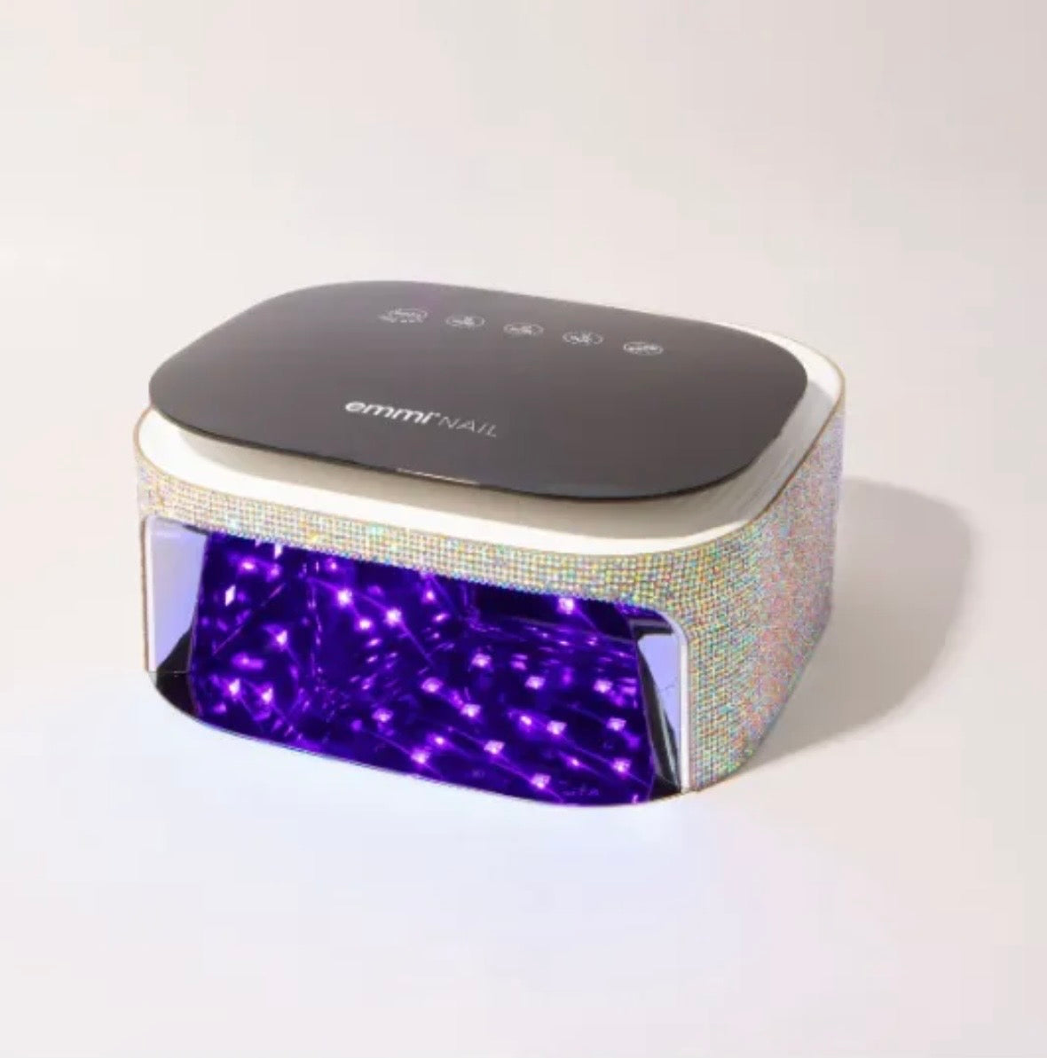 Digital glitter LED lampe