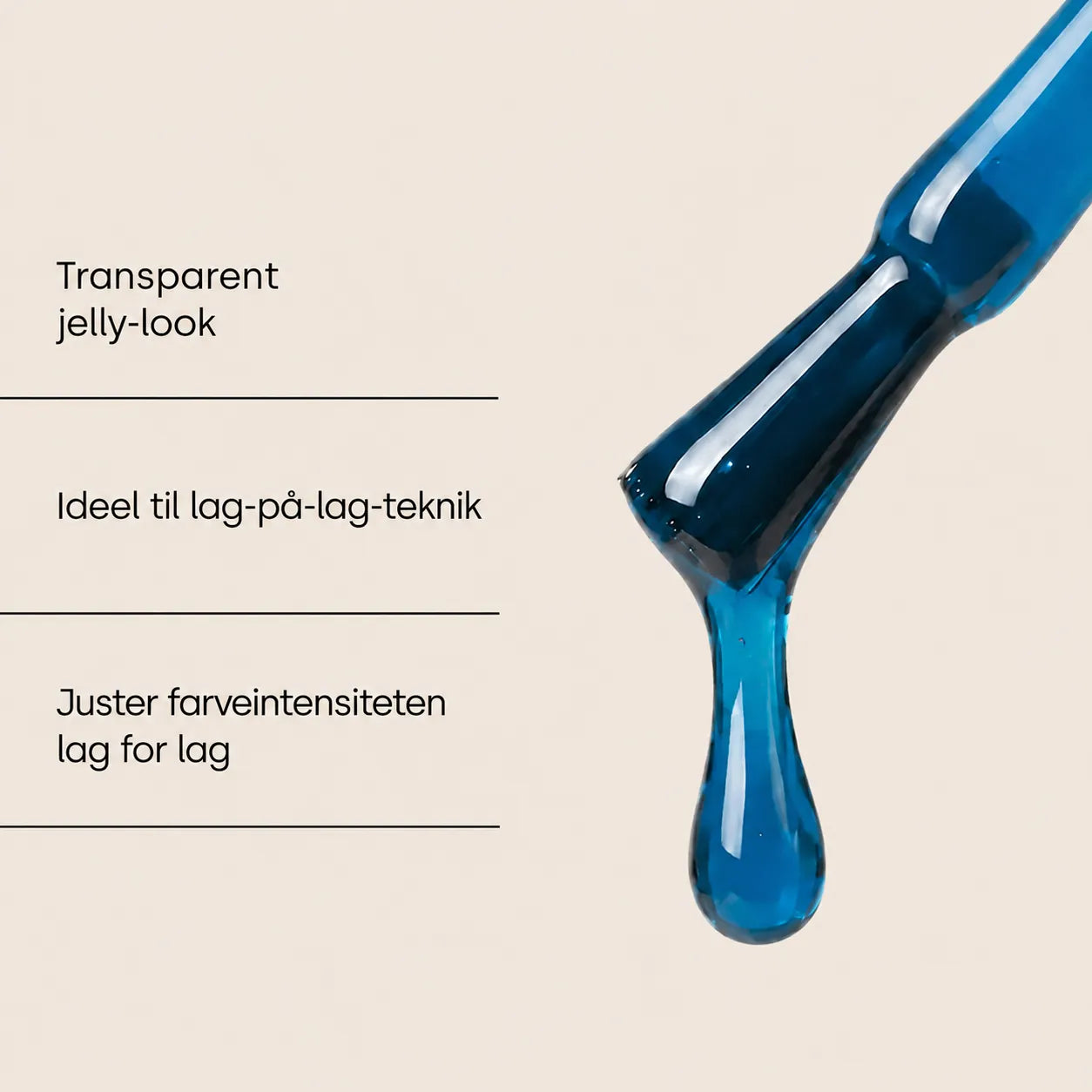UV-lakk - jelly blue