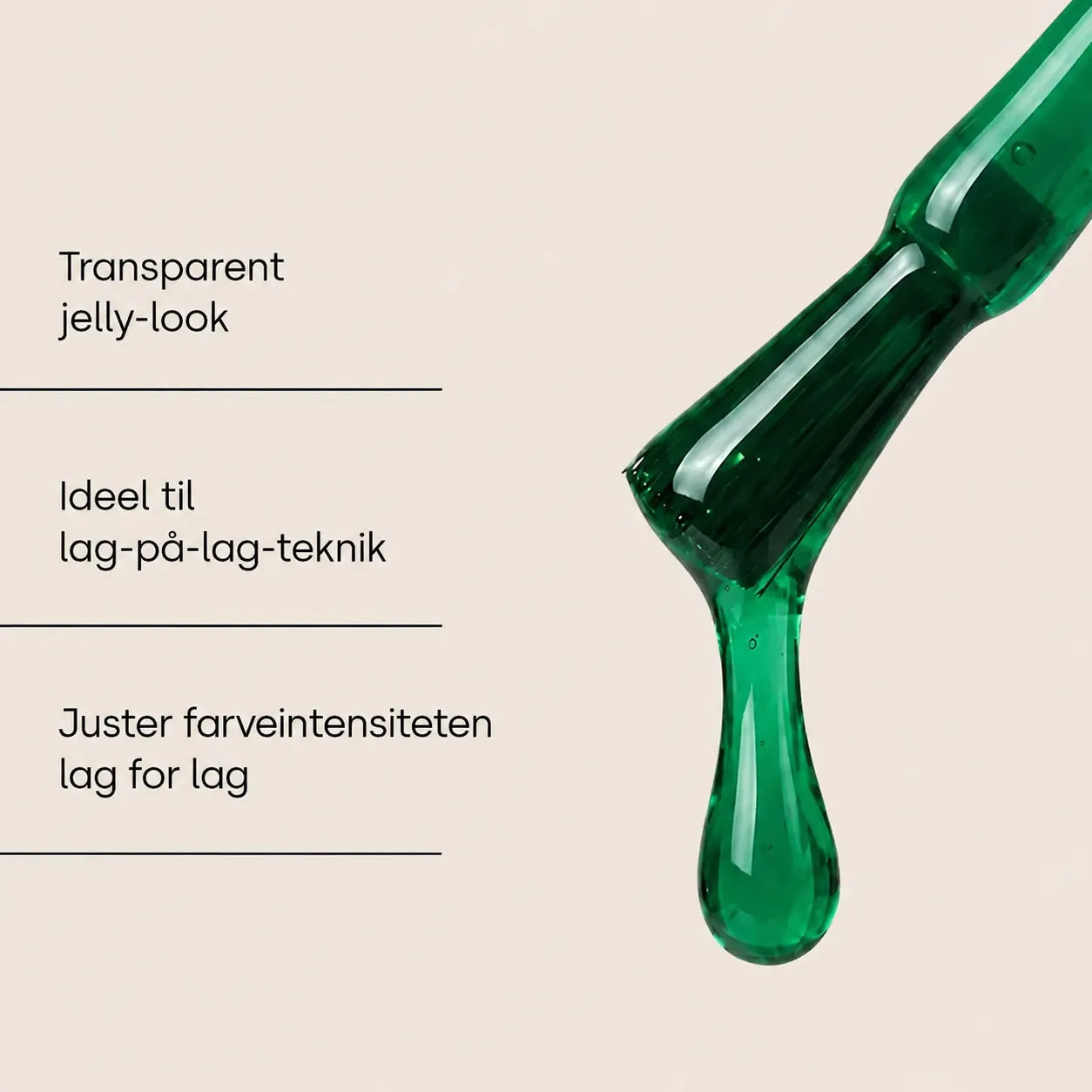 UV-lakk - jelly green