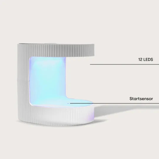 Shine UV/LED lampe - hvid