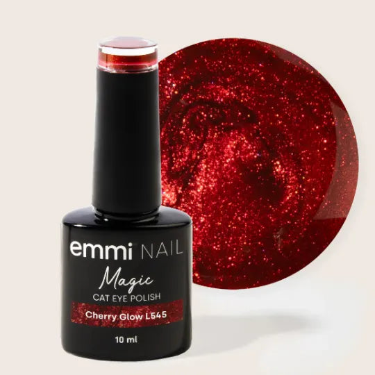 UV-lakk magic cat eye - Cherry glow