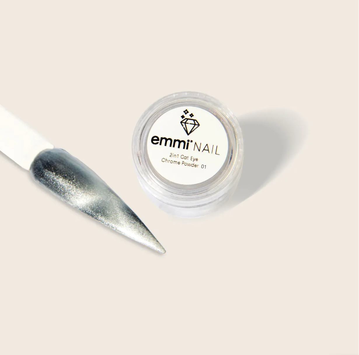 2in1 cat eye chrome powder -01-